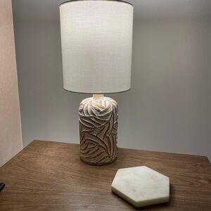 2- Table Lamp Palm Leaf Design (Set of 2)